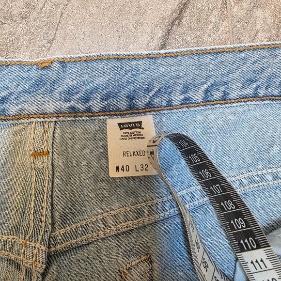 Vintage Levi's 540 Brown Tab Relaxed Fit Jeans Wrinkle Free USA Made Sz 40/32 - Picture 10 of 13